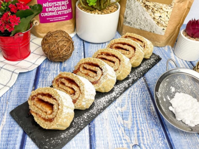 gluténmentes piskótatekercs recept zabpehely lisztből
