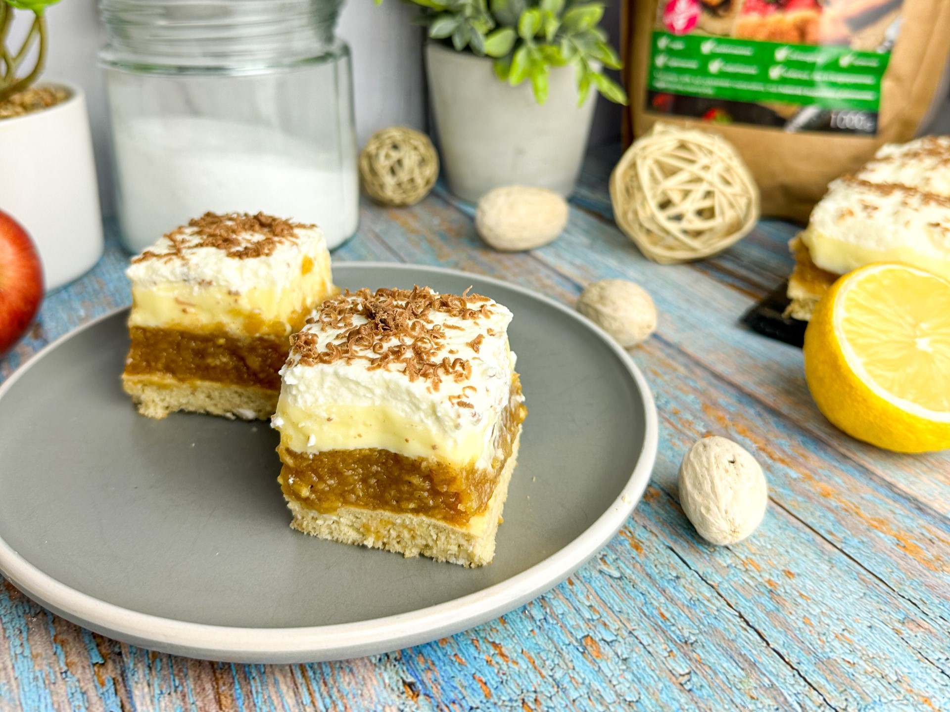 Habos almás sütemény recept szafi lisztből