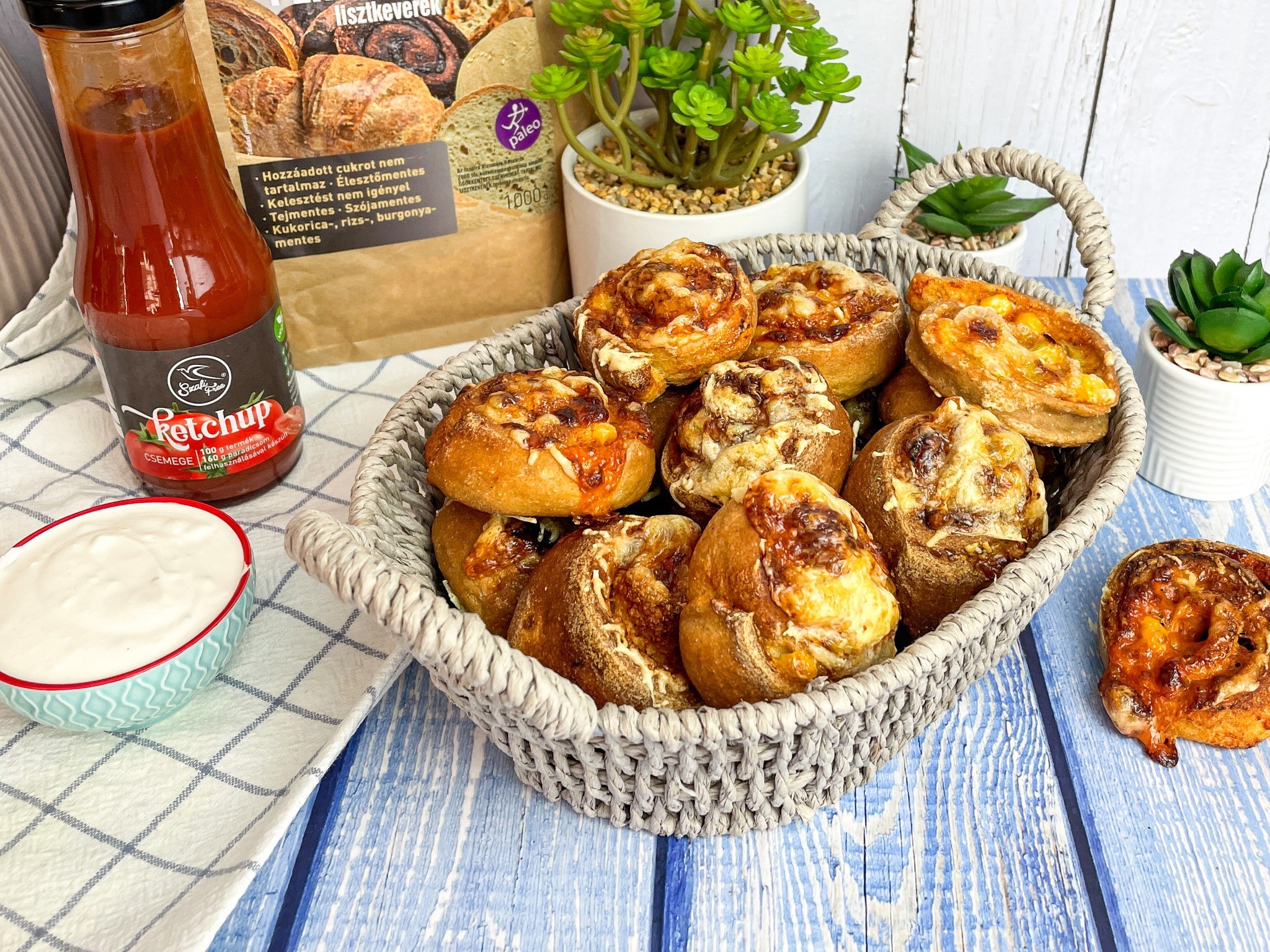 szafi pizzás csiga recept