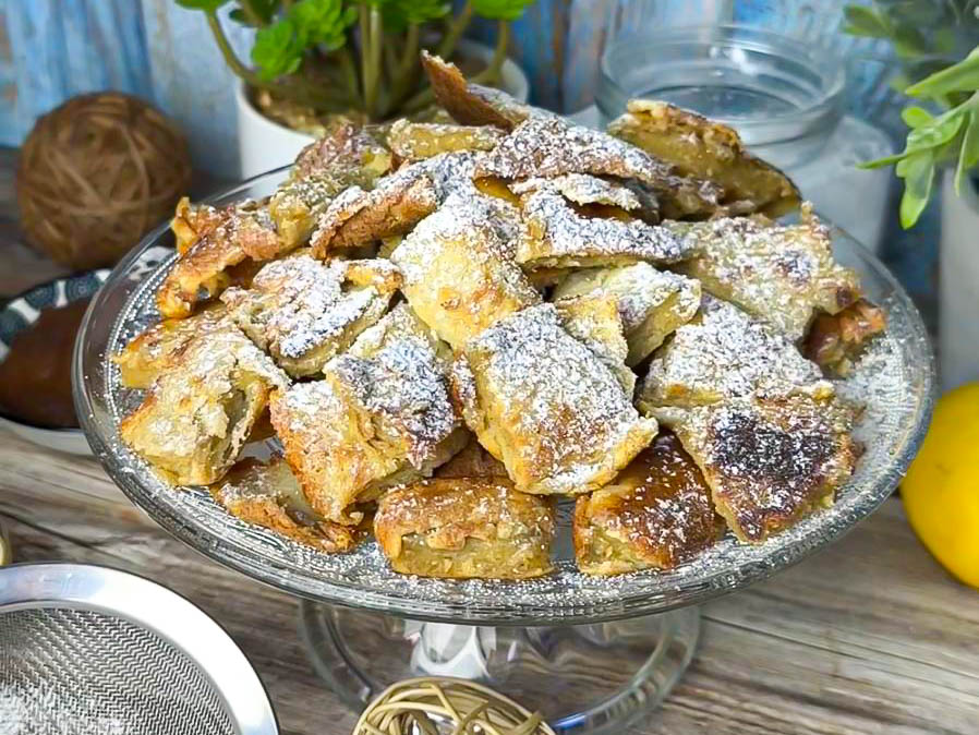 Gluténmentes császármorzsa recept zabpehelylisztből