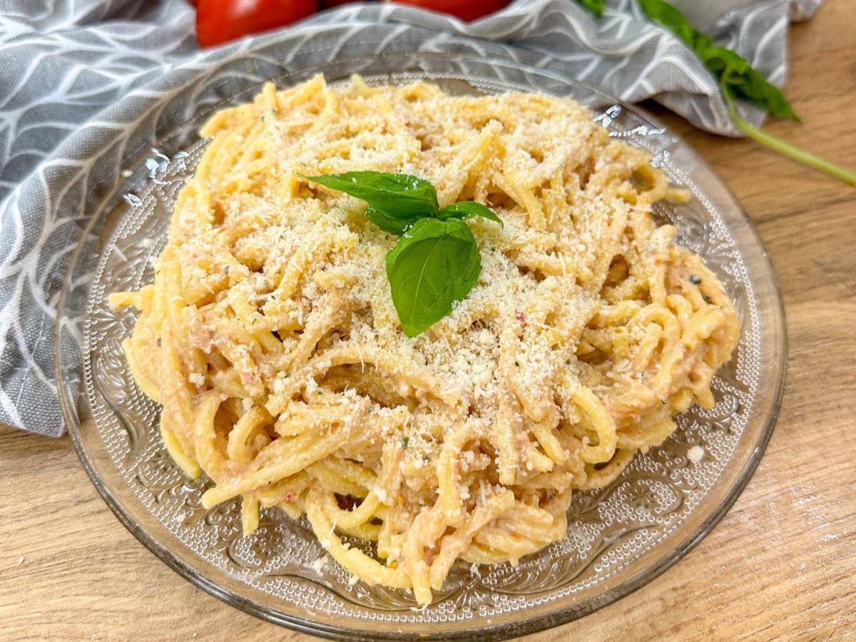 paradicsomos ricottás tészta recept