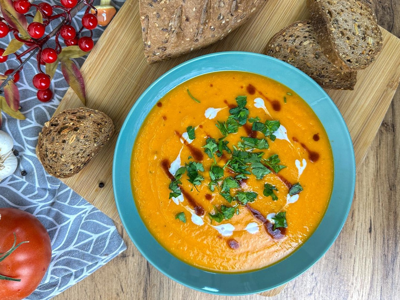 Sütőtökkrémleves kokuszos lime-os recept