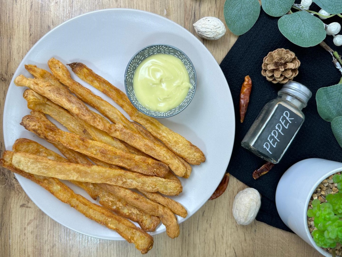 XXL sült krumpli air fryerben